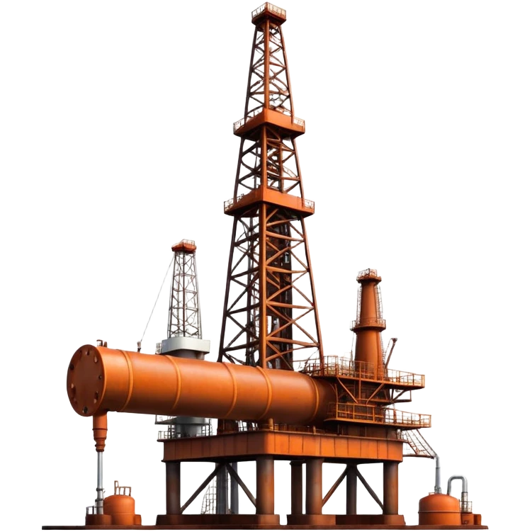 oil rig and gas pipeline emoji