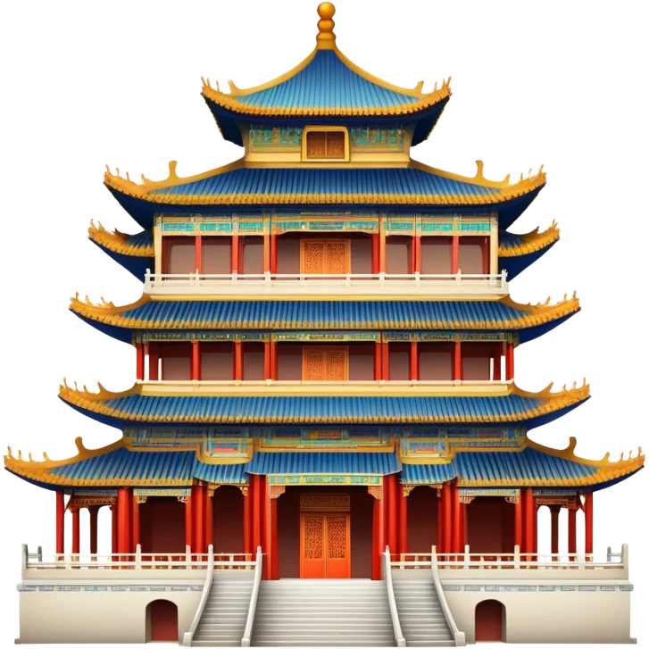 Chinese palace building structure emoji