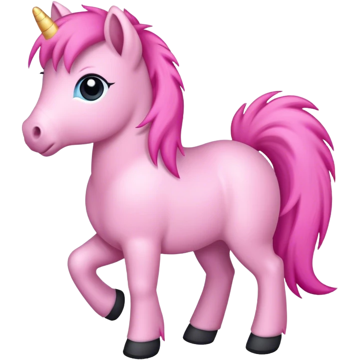 Pink pony club  emoji