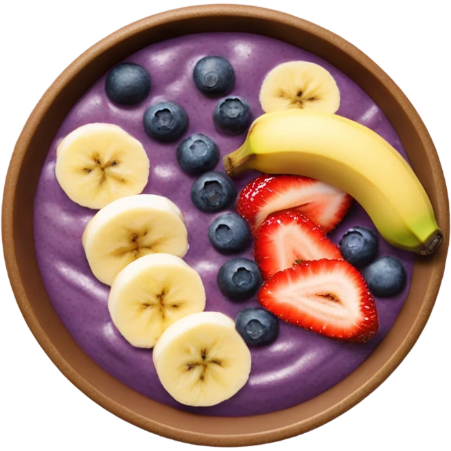 açaí bowl  emoji
