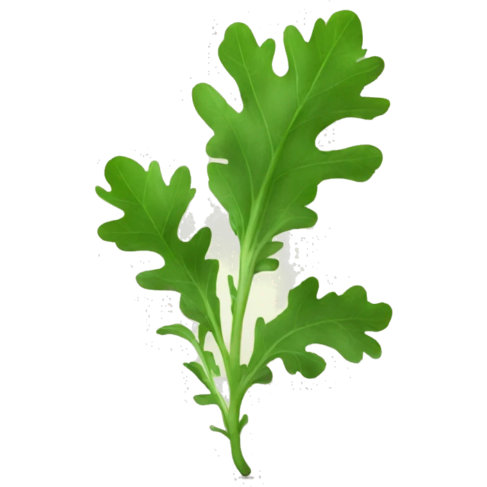 thin arugula emoji