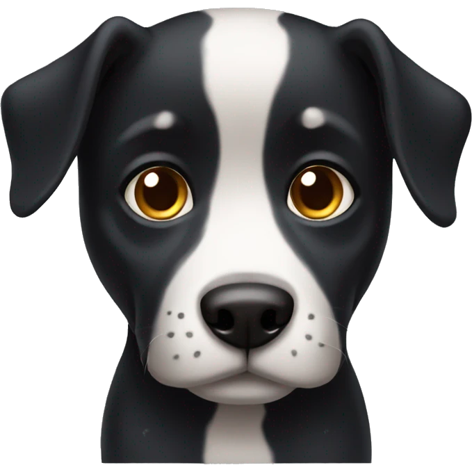 dark cute dog emoji