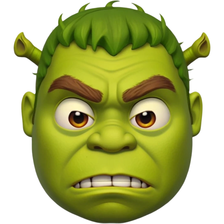 шрек злиться emoji