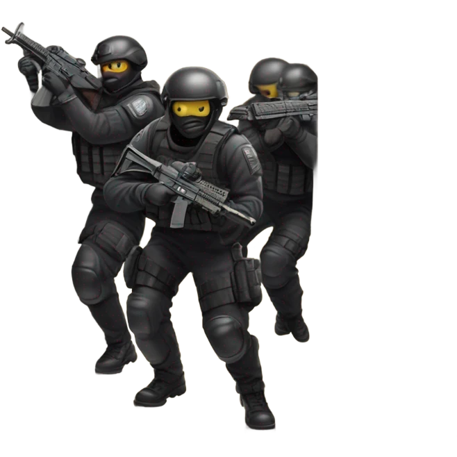 SWAT Team breaching door emoji