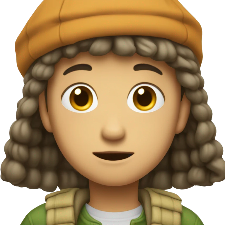 绿色帽子小丑 emoji