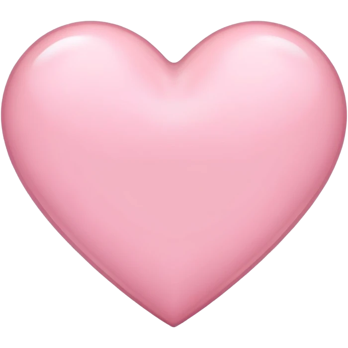 light pink heart emoji
