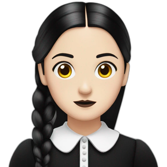 wednesday addams emoji