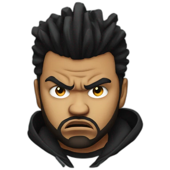 The weeknd angry emoji