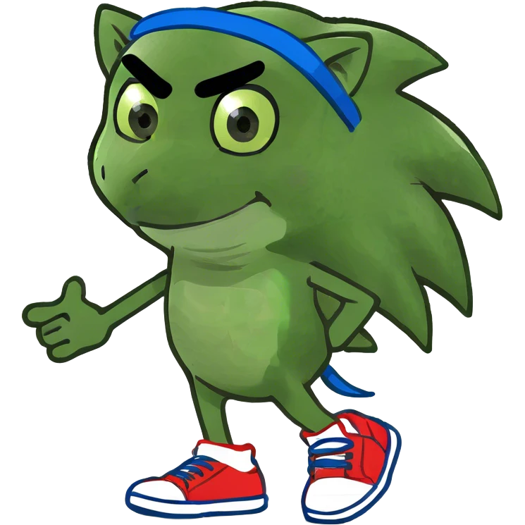 Sonic the Hedgehog emoji