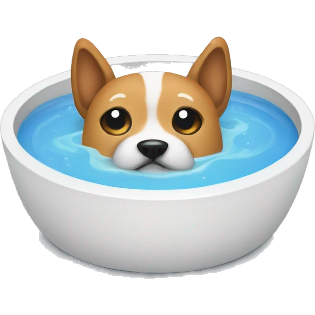 dog bowl with water emoji