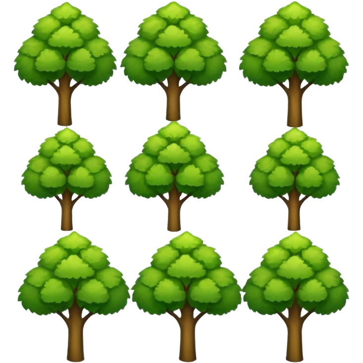 Trees emoji
