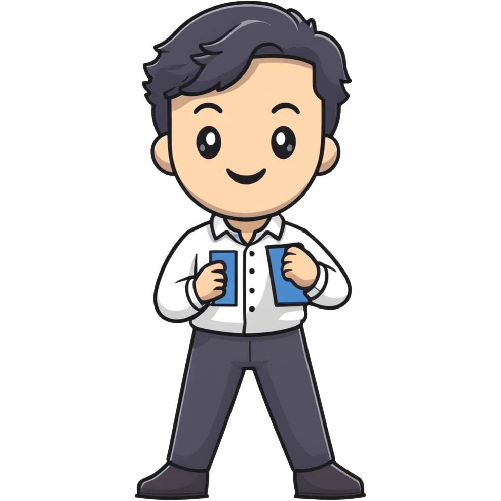 Management educator with black wavy hair, stubble, strong features, white skin, smart casual attire, facilitating an engaging leadership exercise with workshop participants, standing with confident posture emoji