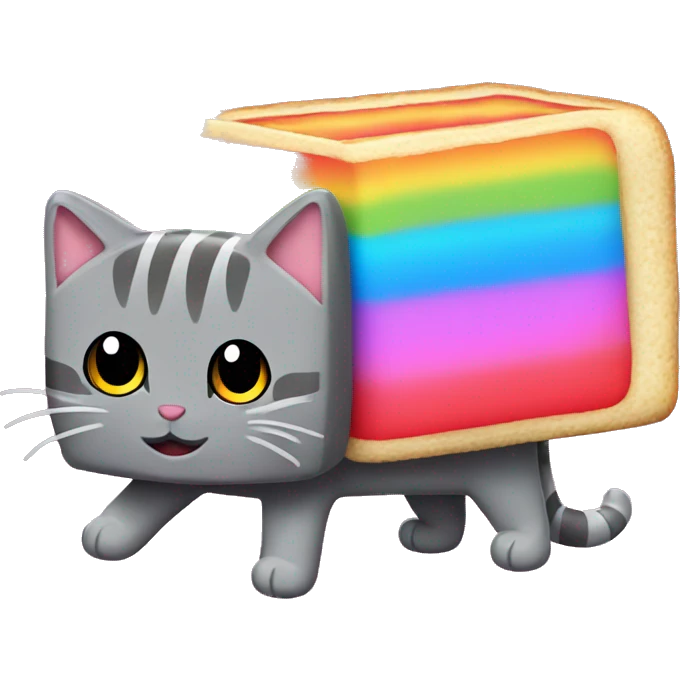 nyan cat (a pop tart cat) emoji