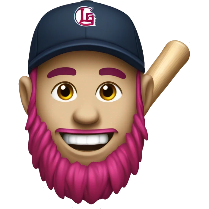 logo for baseball marketing team called "lg trolls" emoji