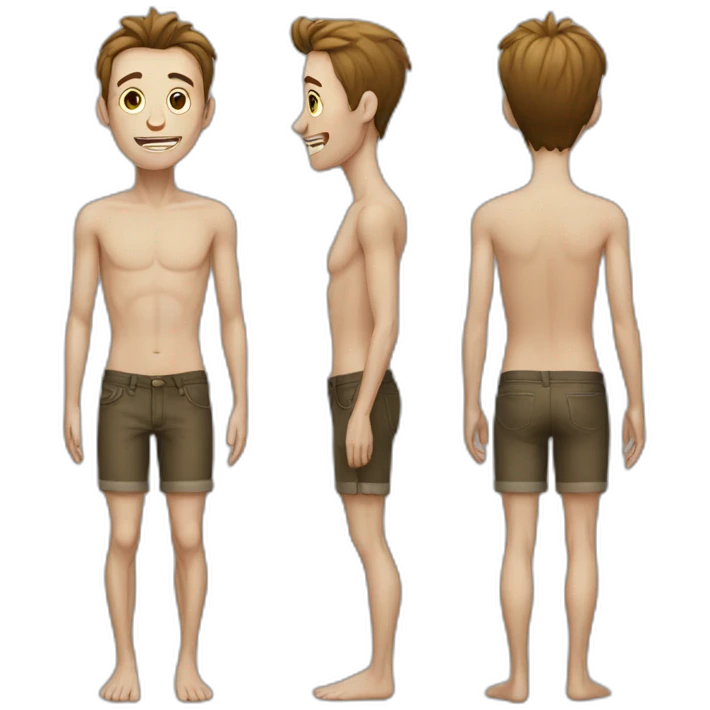 Skinny man emoji