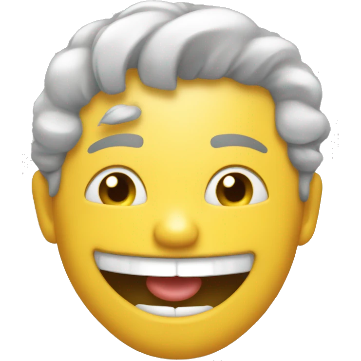 drawing style laugh emoji