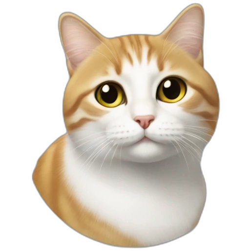 Un chat dans un sapin emoji