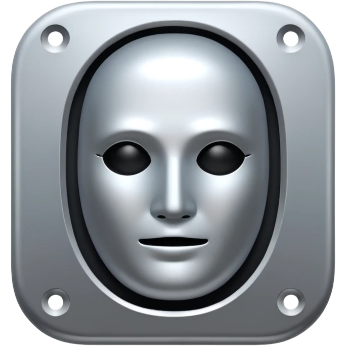 ai chip no face emoji