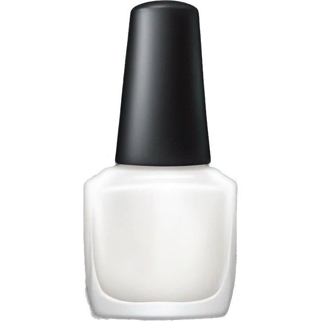 White nail polish emoji