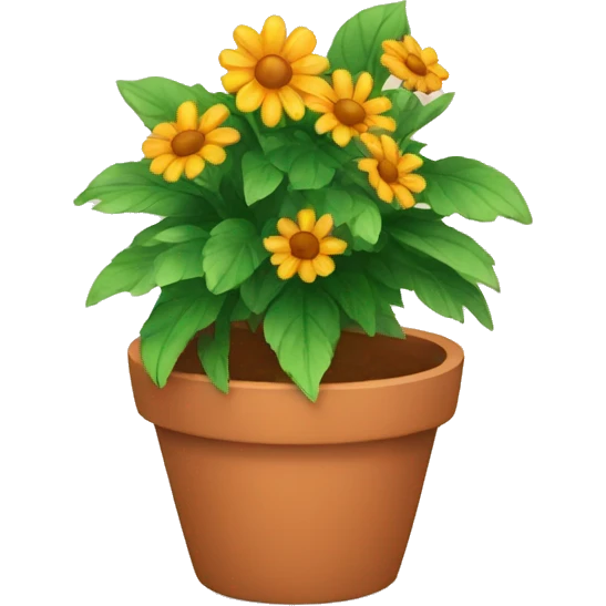 flower pot emoji