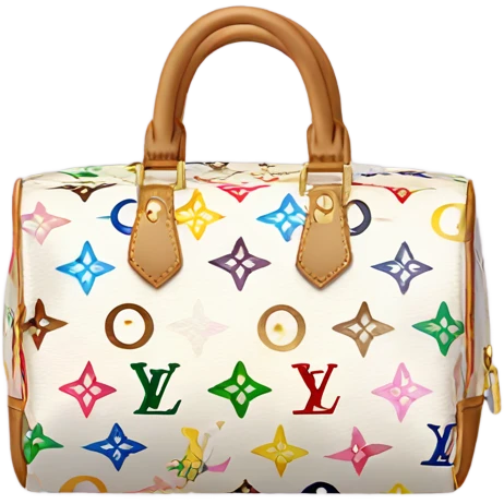 Light colored Louis Vuitton cosmetic bag  emoji