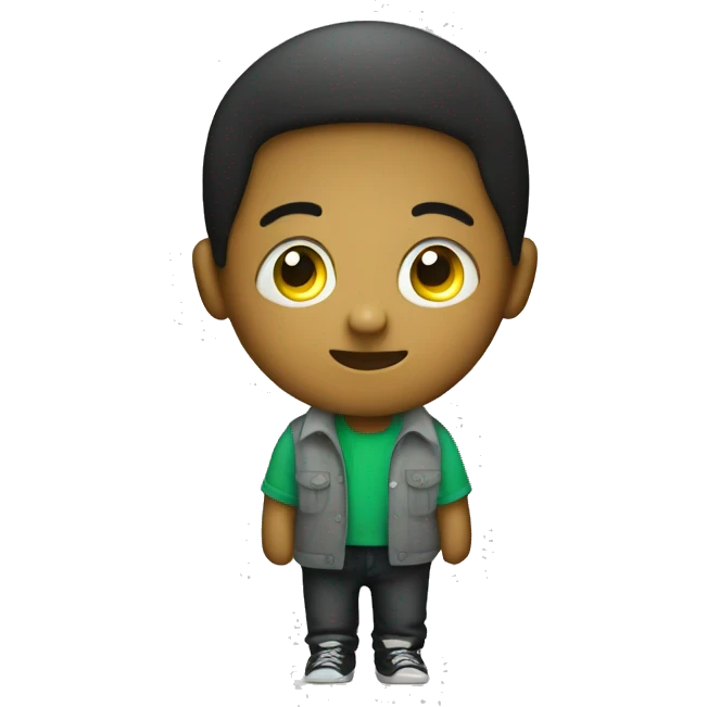cute boy with dollar sign eyes  emoji