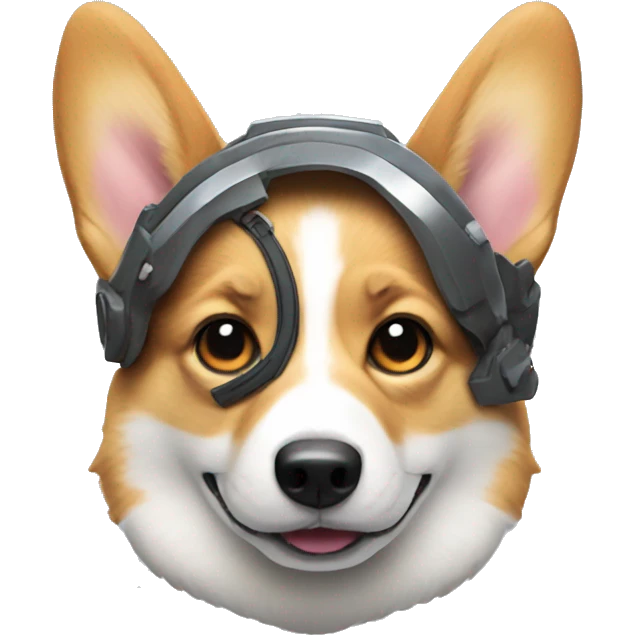 futuristic corgi emoji