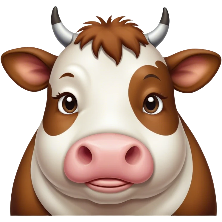 Fat cow emoji