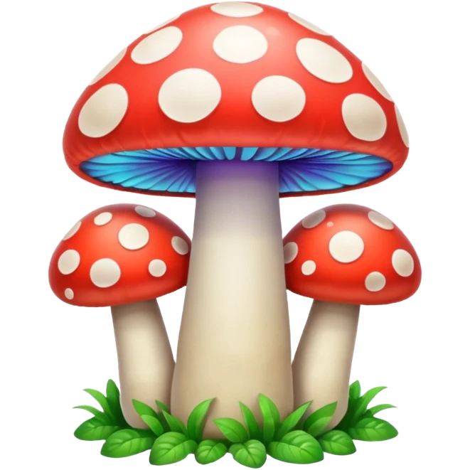  psychedelic party mushroom  emoji