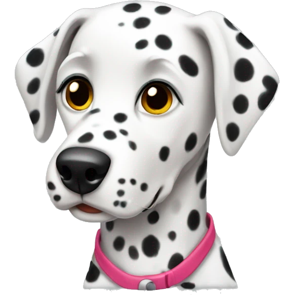 Dalmatian female emoji