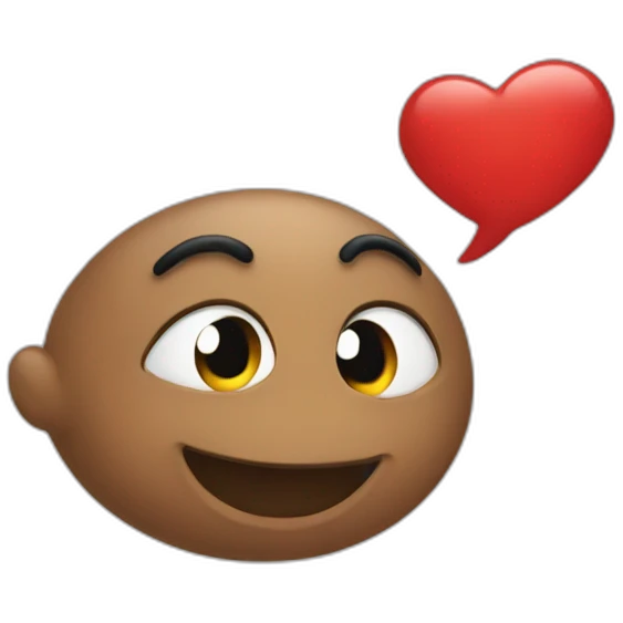 Flying kiss emoji