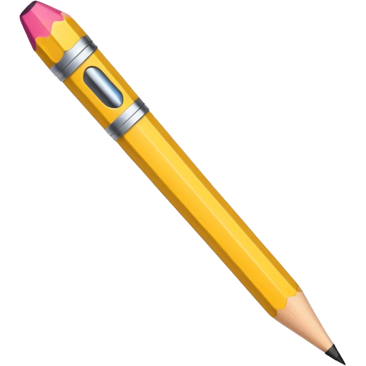 Crayon de papier baguette magique  emoji