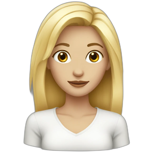 Blonde girl emoji