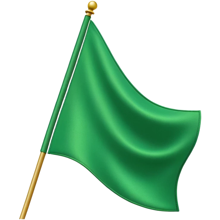 Green flag emoji