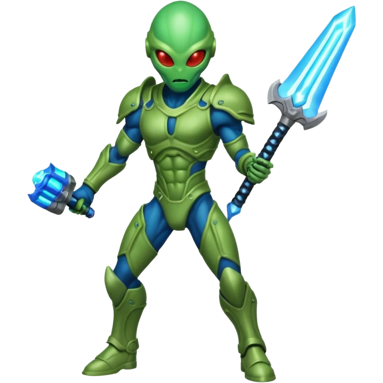 Alien warrior emoji