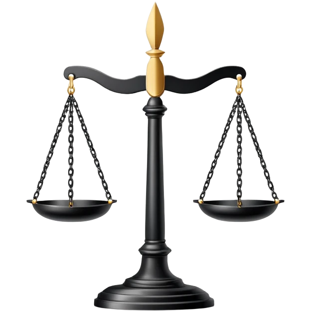 Poster board with justice written on it emoji