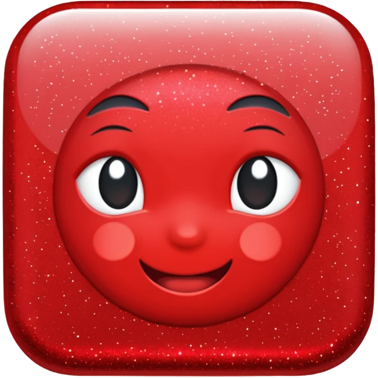 red glitter repair emoji