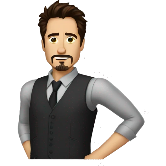 Tony stark is e science teacher emoji