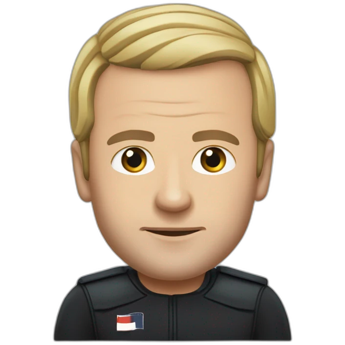 echec macron contre haaland emoji