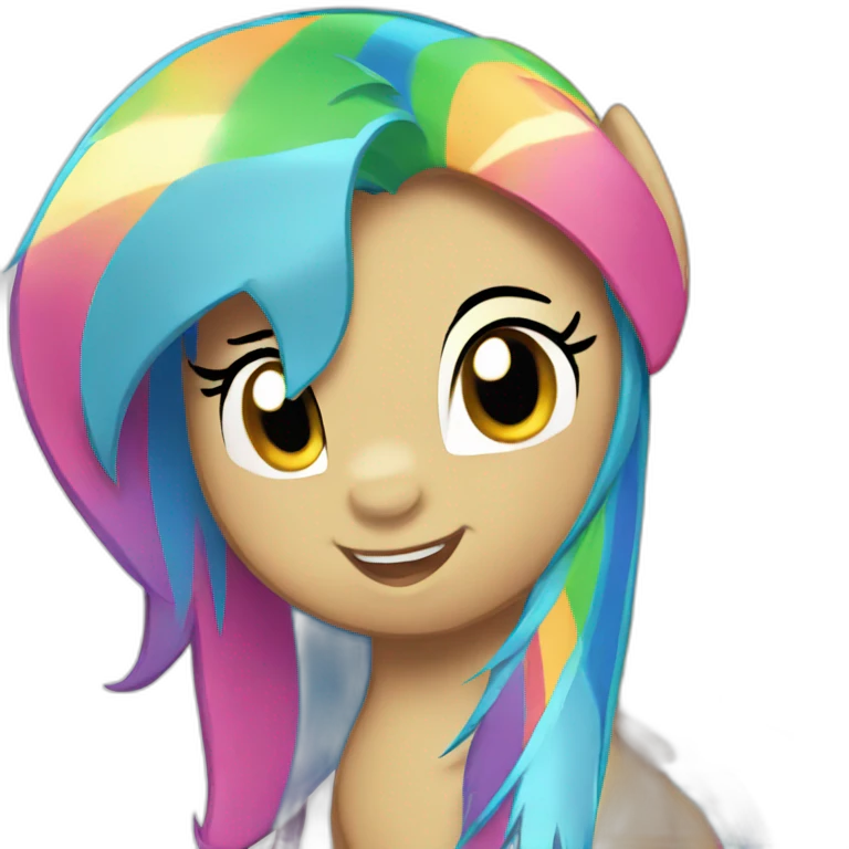 Rainbow dash emoji