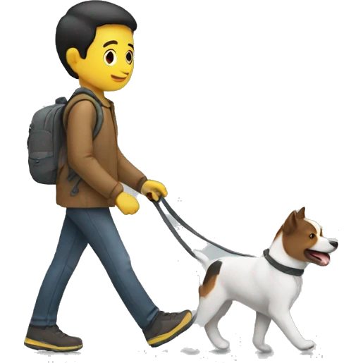 Taking a walk emoji