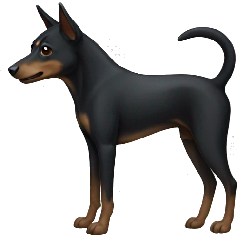 Black kelpie emoji