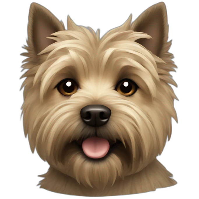cute cairn terrier emoji