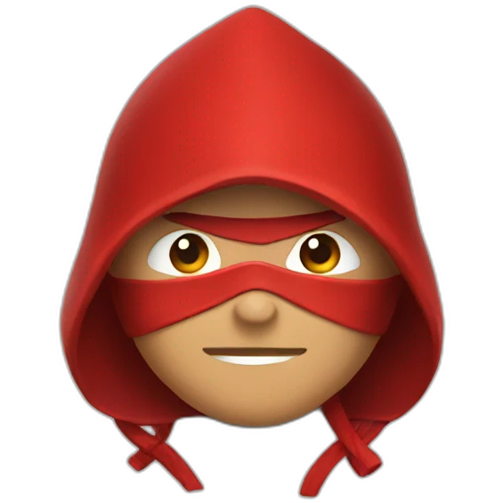 red ninja emoji