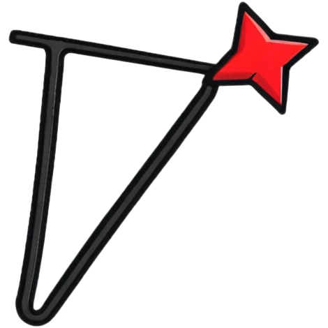 a cute red bobby pin hairpin emoji