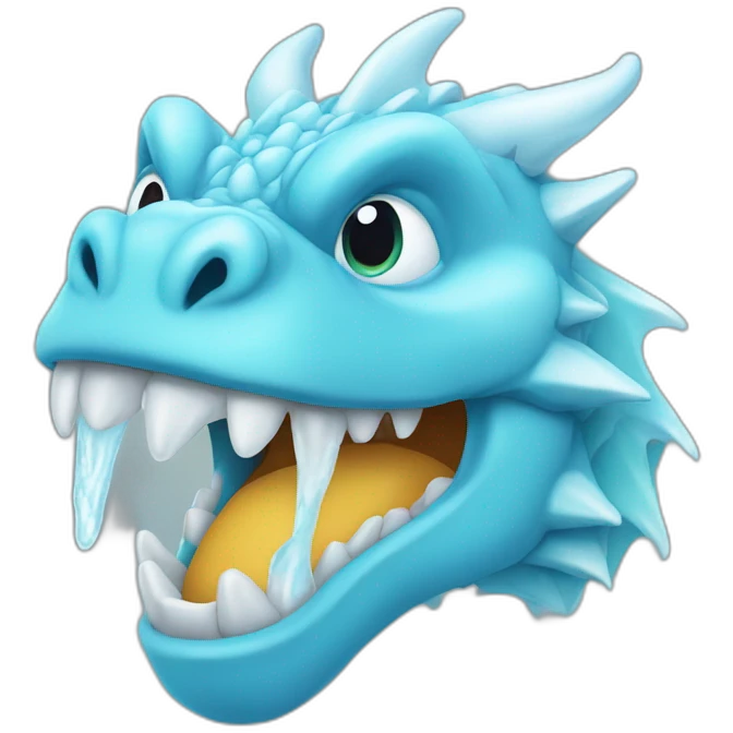 Dragon de glace emoji