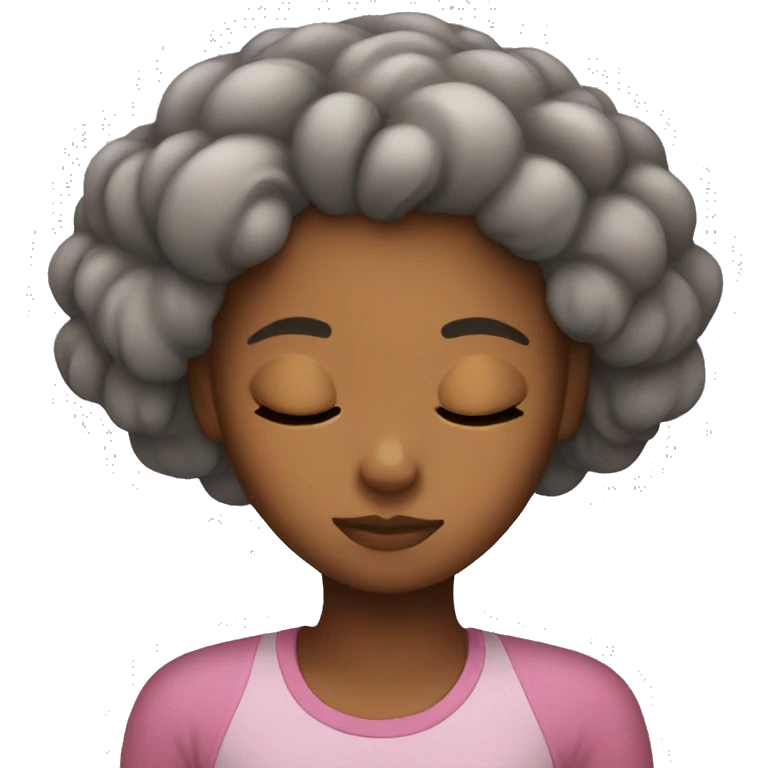 Girl sleeping emoji