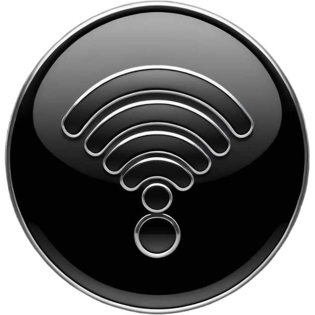 Black Wifi emoji