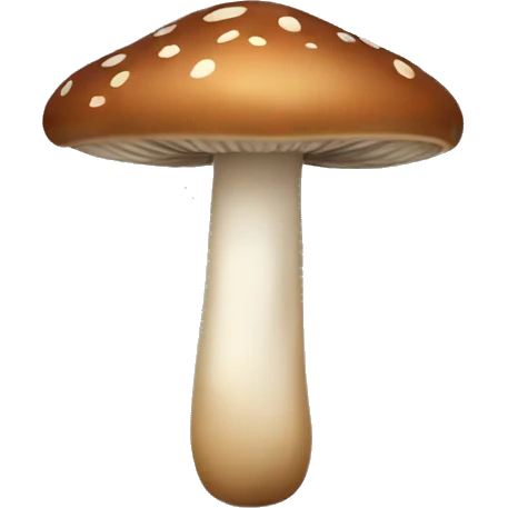 brown mushroom emoji
