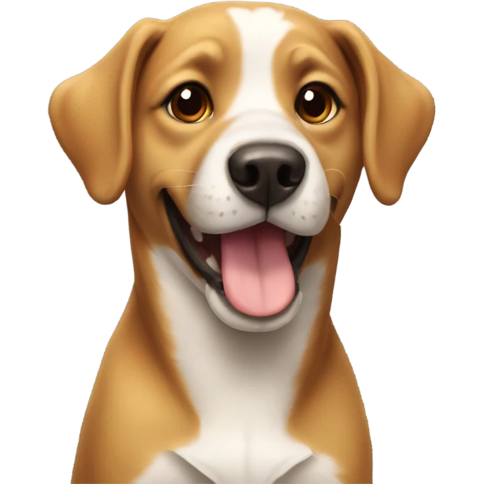 Dog happy emoji